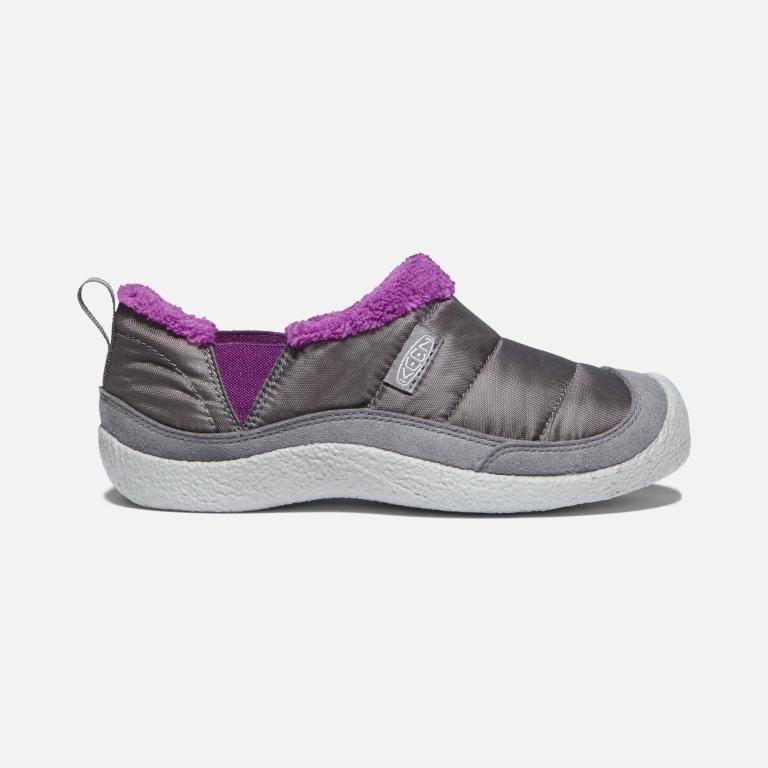 Keen Howser II Shoes - Kids' Grey Purple Footwear